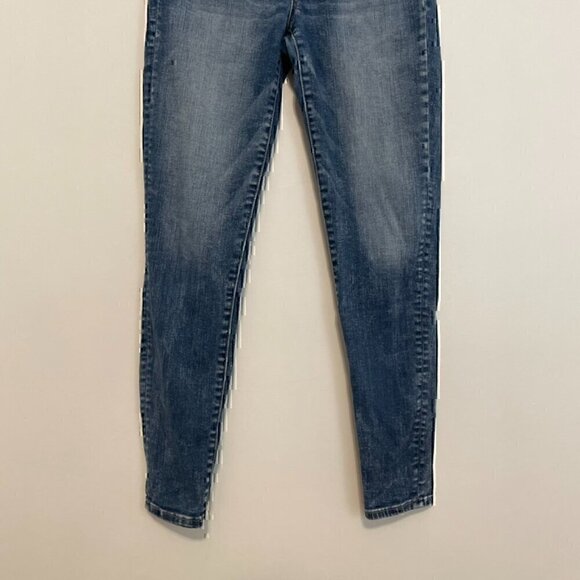 AMERICAN EAGLE Super Stretch Hi-Rise Jegging Medium Wash High Waisted 4S 4 SHORT - Picture 5 of 14
